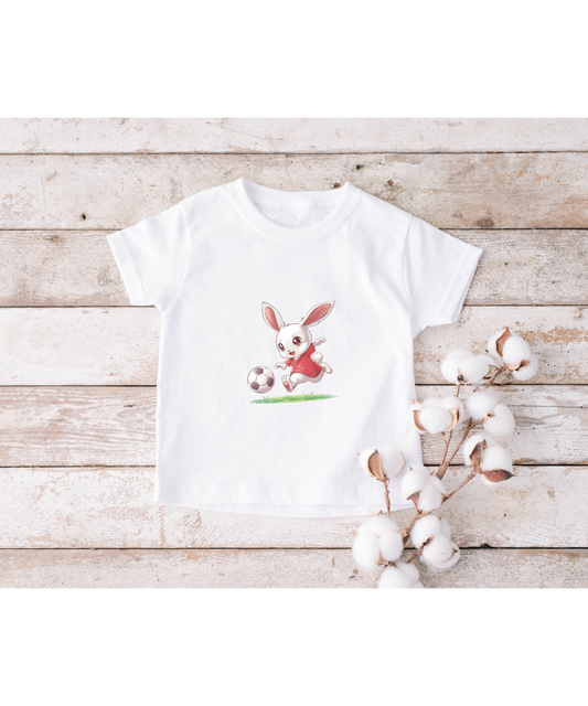 Infant Rabbit Football Infant Fine Jersey Tee (Bunnix)