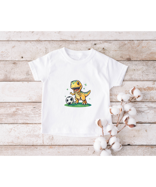 Toddler's raptor Football Toddler's Fine Jersey Tee (Jawrassic)